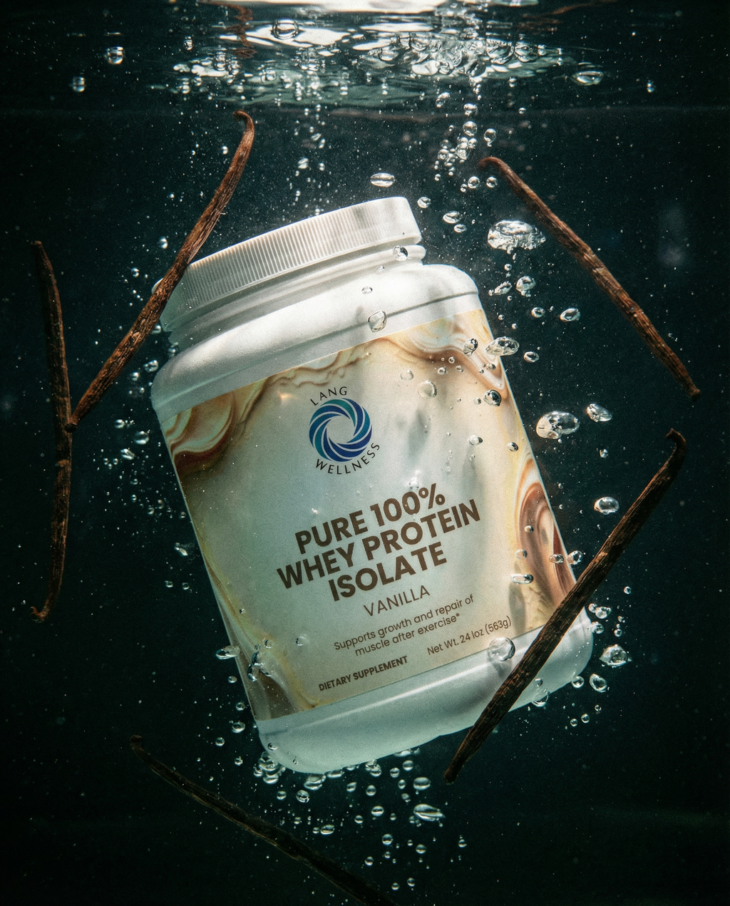 Pure 100% Whey Protein Isolate (Vanilla)